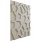 Ekena Millwork 19 5/8in. W x 19 5/8in. H Dublin EnduraWall Decorative 3D Wall Panel Covers 2.67 Sq. Ft. WP20X20DUGBW - alternate 4